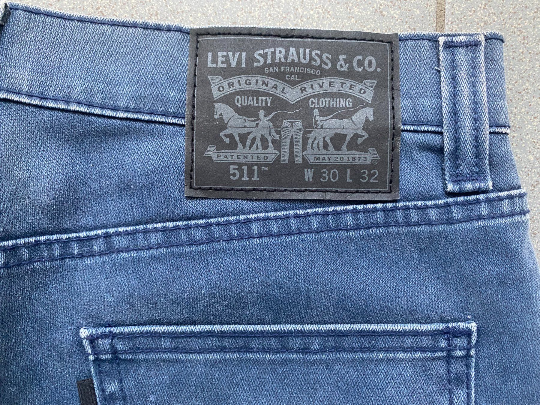 Levi's Jeans: Levis 511 Jeanshose / W30 x L32 / Grau / Gebraucht. – Gebraucht aus Basel von Rosoda 5
