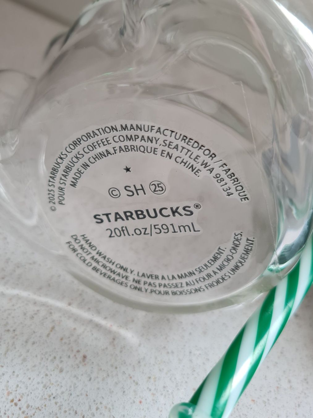Starbucks Bicchieri: Starbucks Bearista cup, Trinkglas Bärchen mit Röhrli – Nuovo e nell'imballaggio originale da Winterthur venduto da bibummi 5