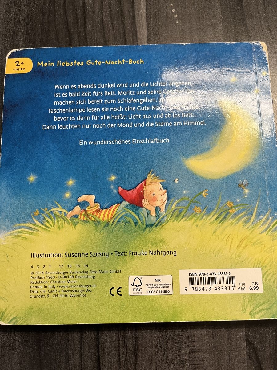 Bücher: Kinderbuch Am Abend wenn es dunkel wird Ravensburger – Gebraucht aus Unterkulm von Swissbmwdriver 1