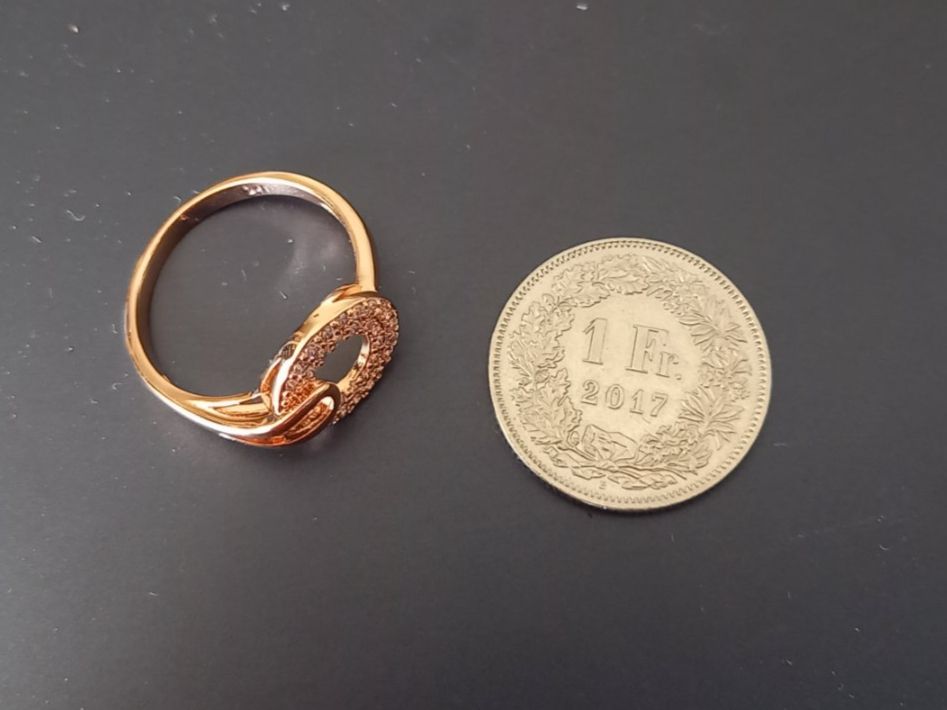 Bagues: Vergoldet Ring, Grösse 9 (59.5) – D'occasion à St-Prex par big_c6bb 2