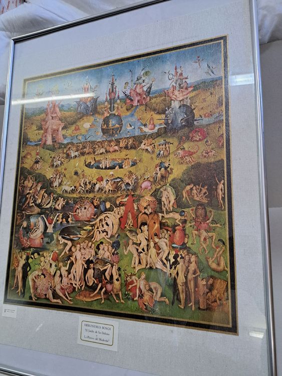 Hieronymus Bosch "Garten der Lüste" Bild gerahmt Kaufen auf Ricardo