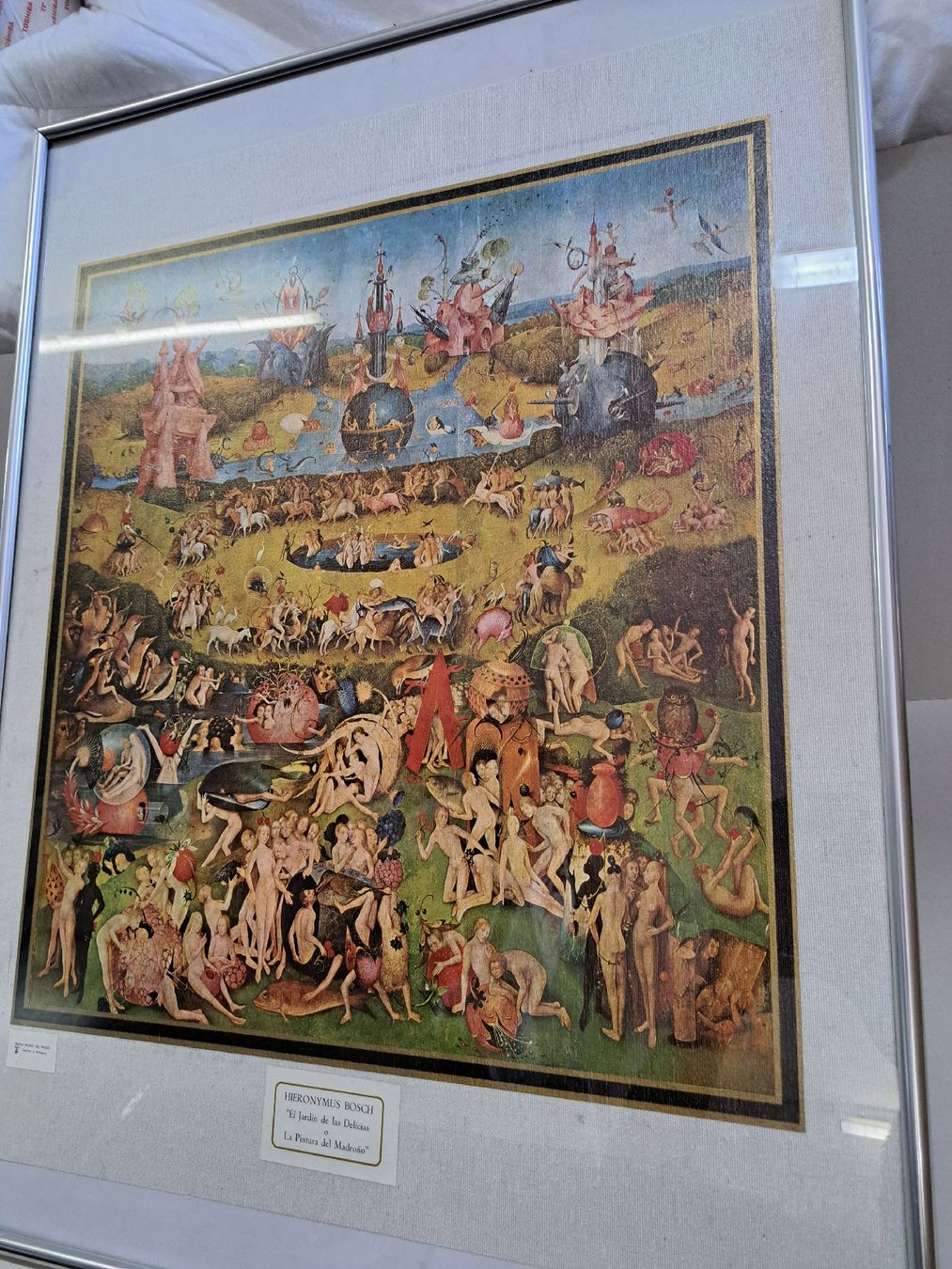 Grafica & Litografie: Hieronymus Bosch "Garten der Lüste" Bild gerahmt – Usato da Grossdietwil venduto da mahsoumi