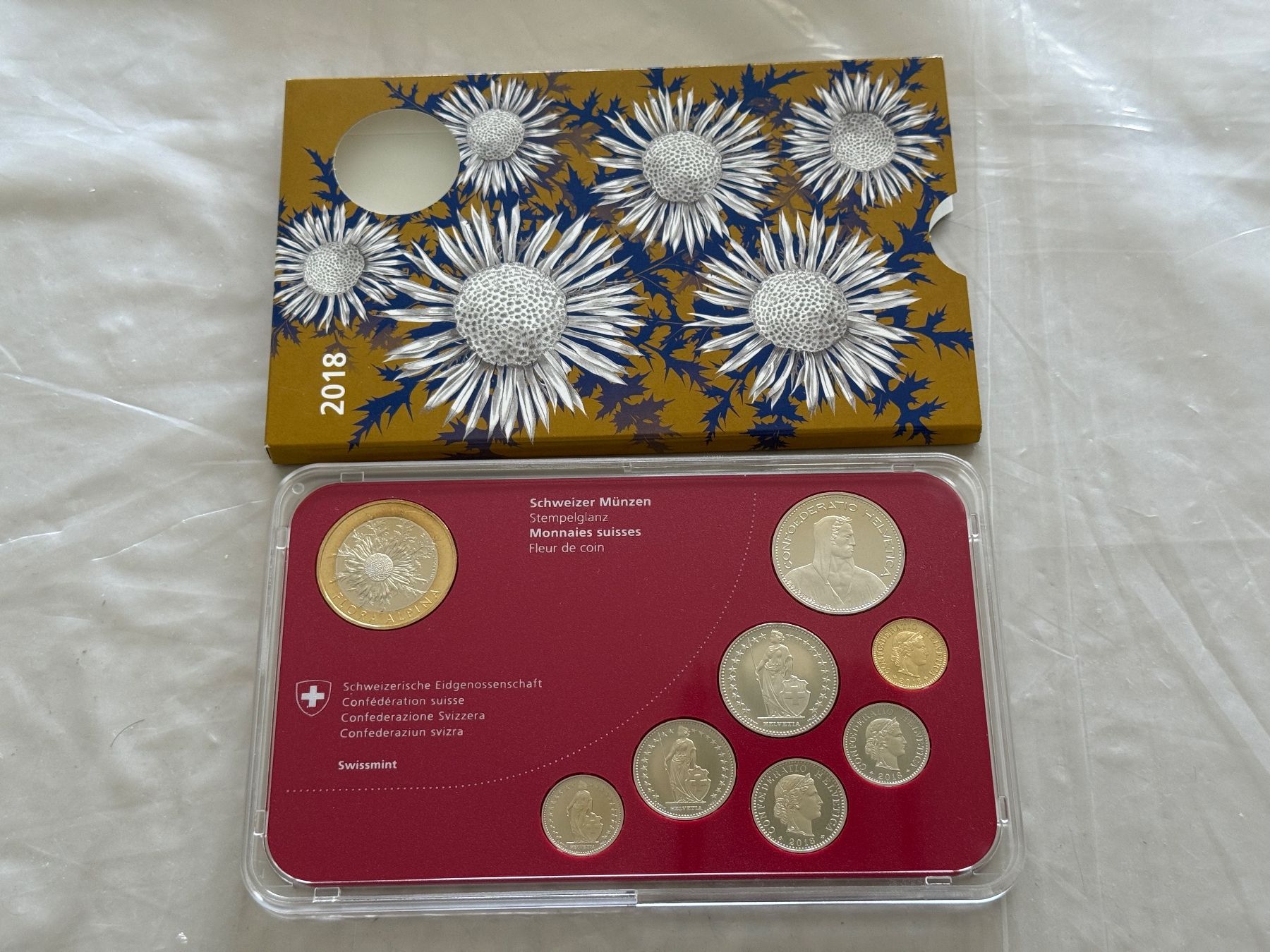 Tutti le monete: Schweizer Münzsatz 2018  Stempelglanz – Nuovo (secondo la descrizione) da Wallisellen venduto da SWISS_SILVER1 1