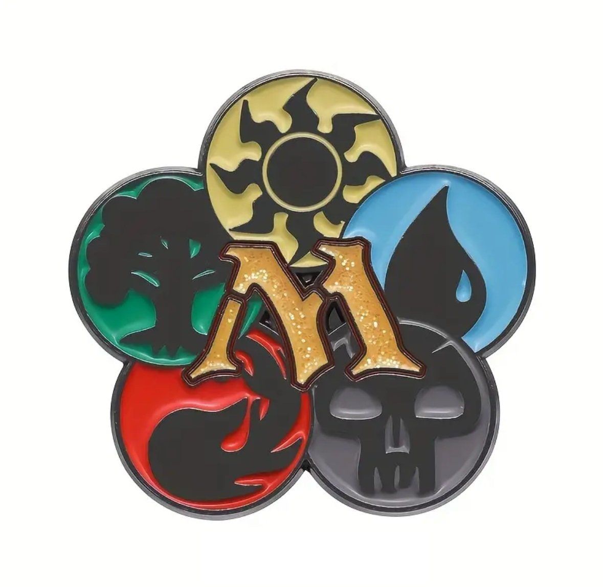 Magic The Gathering Sammelbilder & Trading cards: Magic the Gathering Pin Manasymbole – Neu und originalverpackt aus Rechthalten von hosme_be