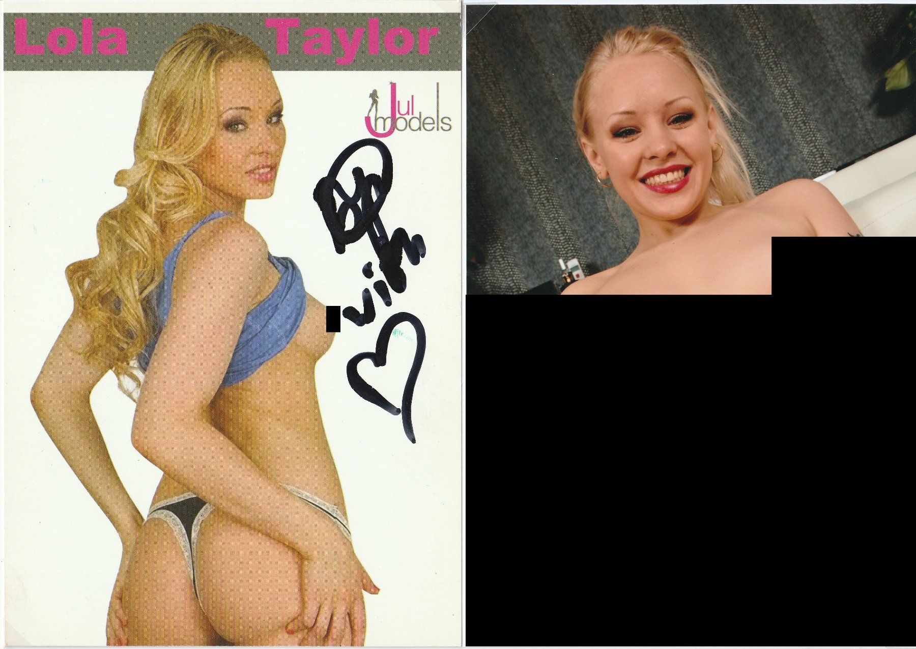 Autographes: Lola Taylor / Originalautogramm – D'occasion à Schwyz par racingautographs