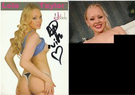 Lola Taylor / Originalautogramm