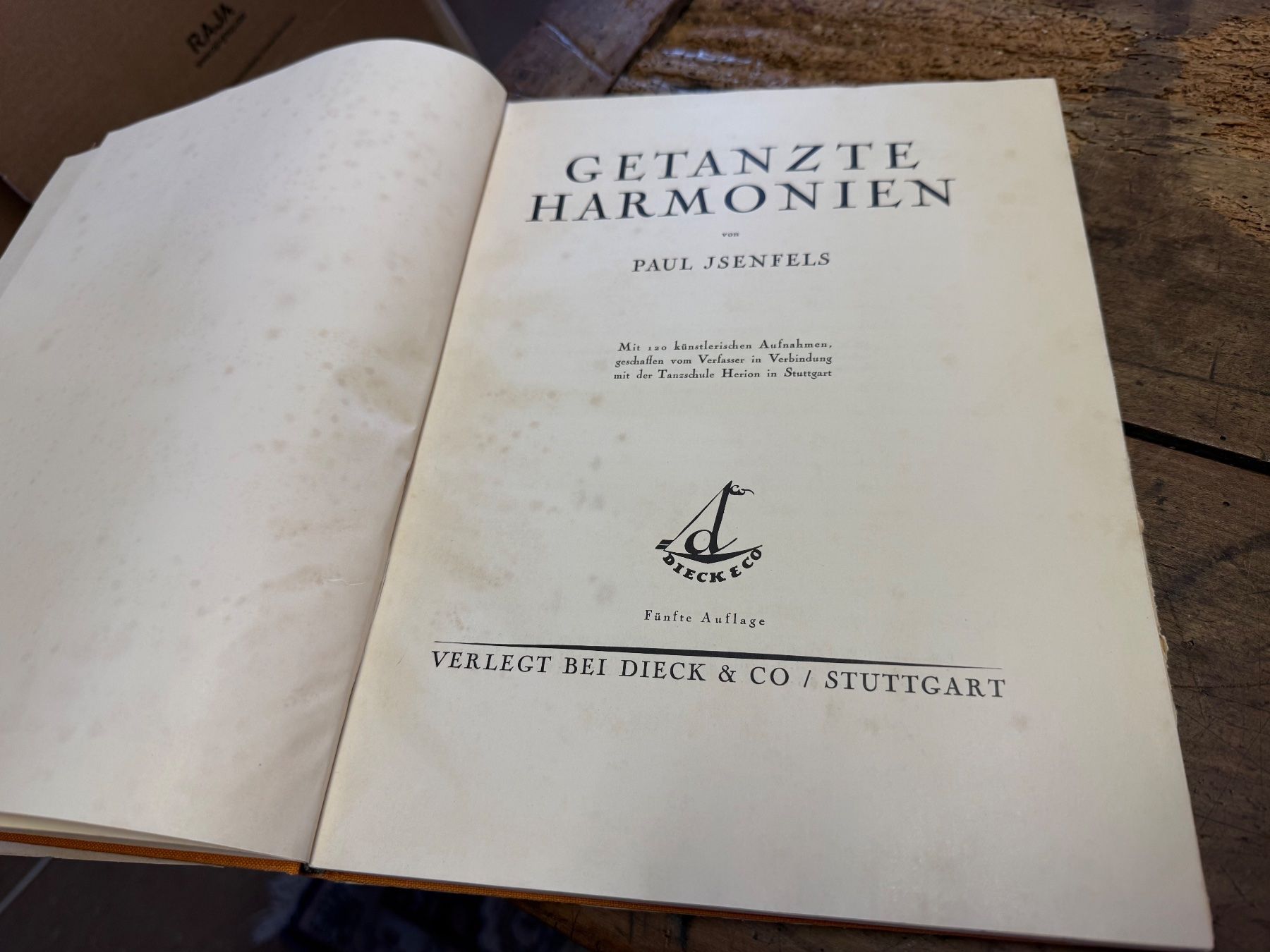 Libri: Paul JSENFELS getanzte Harmonien Bildband – Usato da Bern venduto da Jwpm66 2
