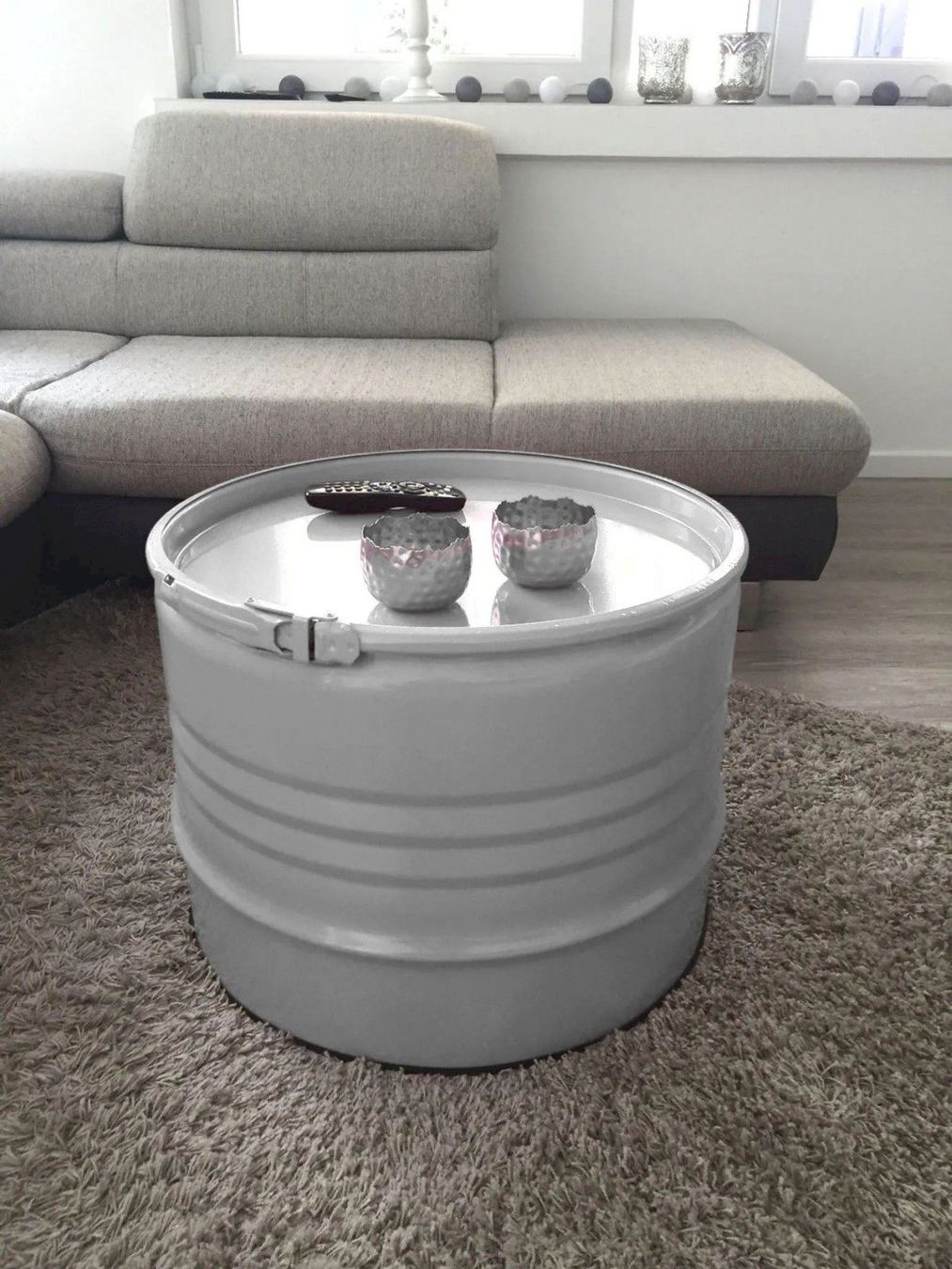 Tavoli da giardino: Fassmöbel Couchtisch H45cm Ø57cm grau – Nuovo e nell'imballaggio originale da Bottighofen venduto da zaap
