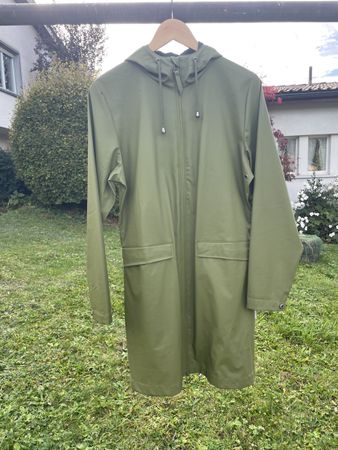 Damen Regenmantel RAINS olivgrün Grösse XS/S