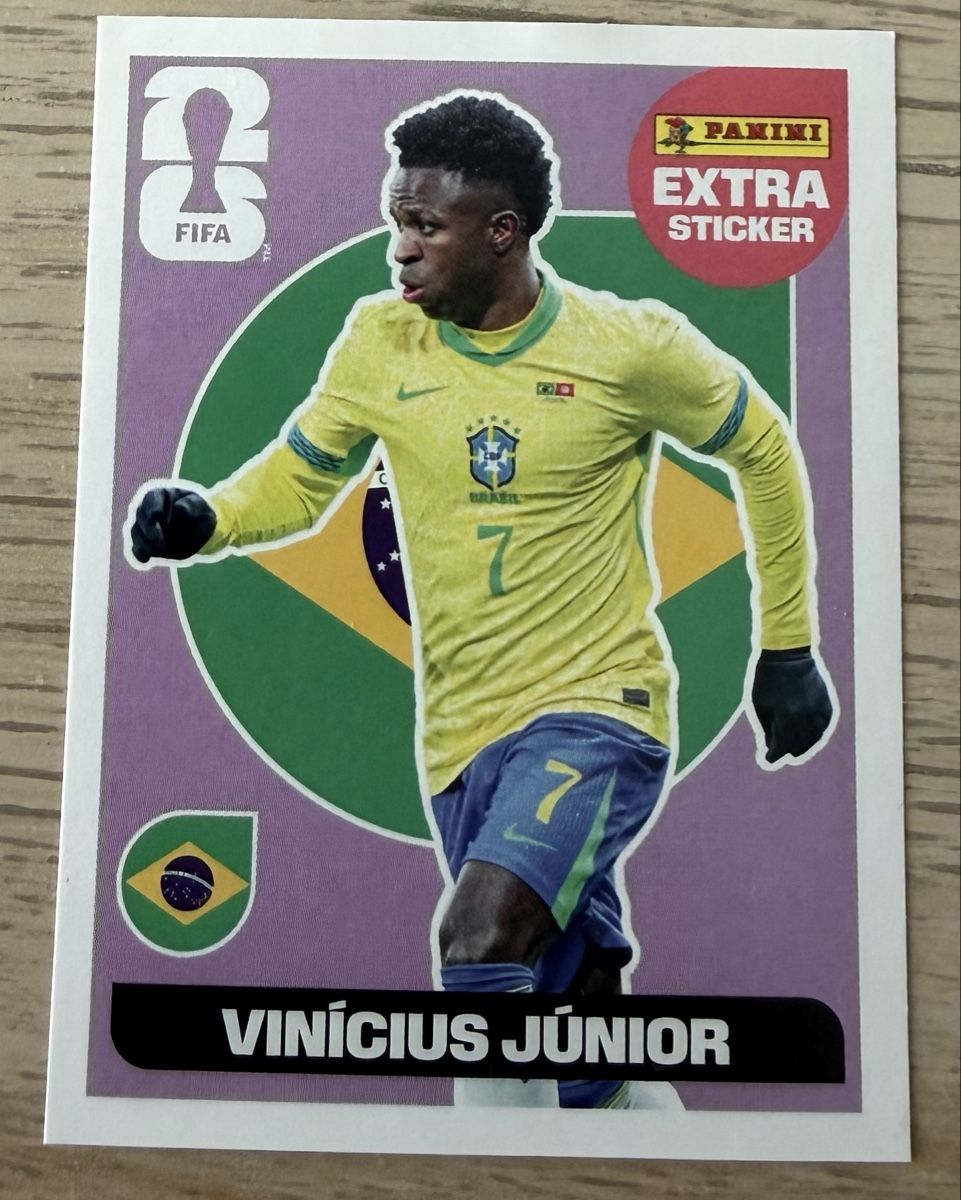 Panini Cartes à collectionner: Panini Extra Sticker Vinicius Junior – Neuf (Voir description) à Kriens par MaBl48