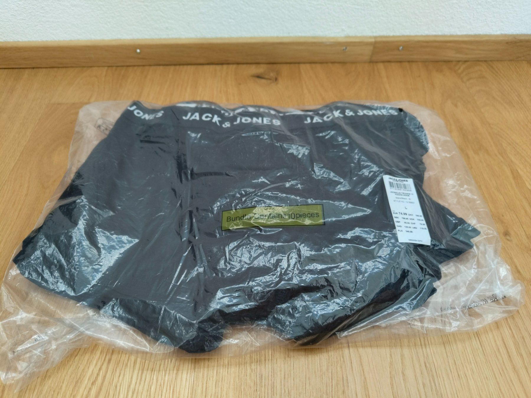Jack & Jones Sous-vêtements: Jack & Jones Solid 10er Pack Unterhosen Grösse L – Neuf (Voir description) à Schwyz par Balmer92 1
