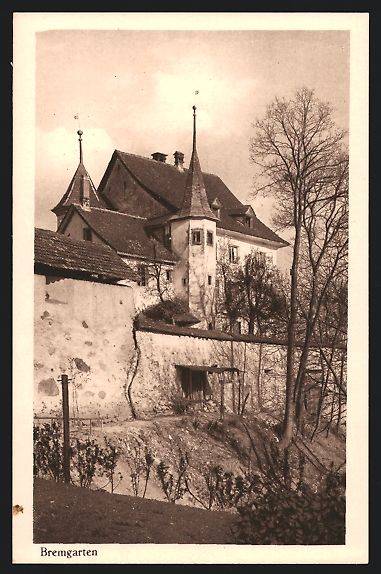 Cartoline postali: Bremgarten im Aargau, Ortspartie mit gro – Usato da Berlin venduto da bartko-reher