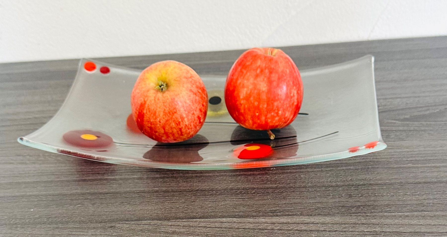 Servierplatten: Schale Fusing Glas Schmelzglas leichte Wölbung – Gebraucht aus Zürich von brazerola 2