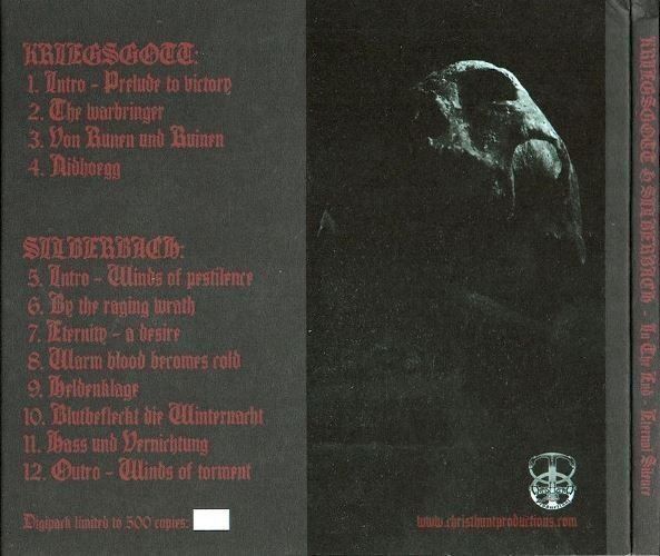 CD: Kriegsgott/silberbach - In the end.(Digi – Usato da St-Cergue venduto da VeganWarrior 1