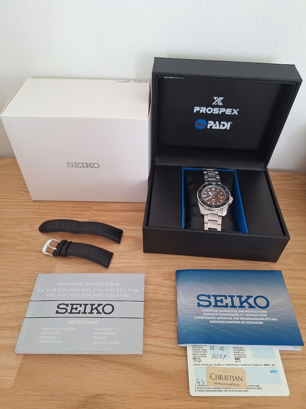 Seiko Orologi: Seiko Prospex Compact Solar Diver PADI Special Edition – Usato da Frauenfeld venduto da nph_n9sf