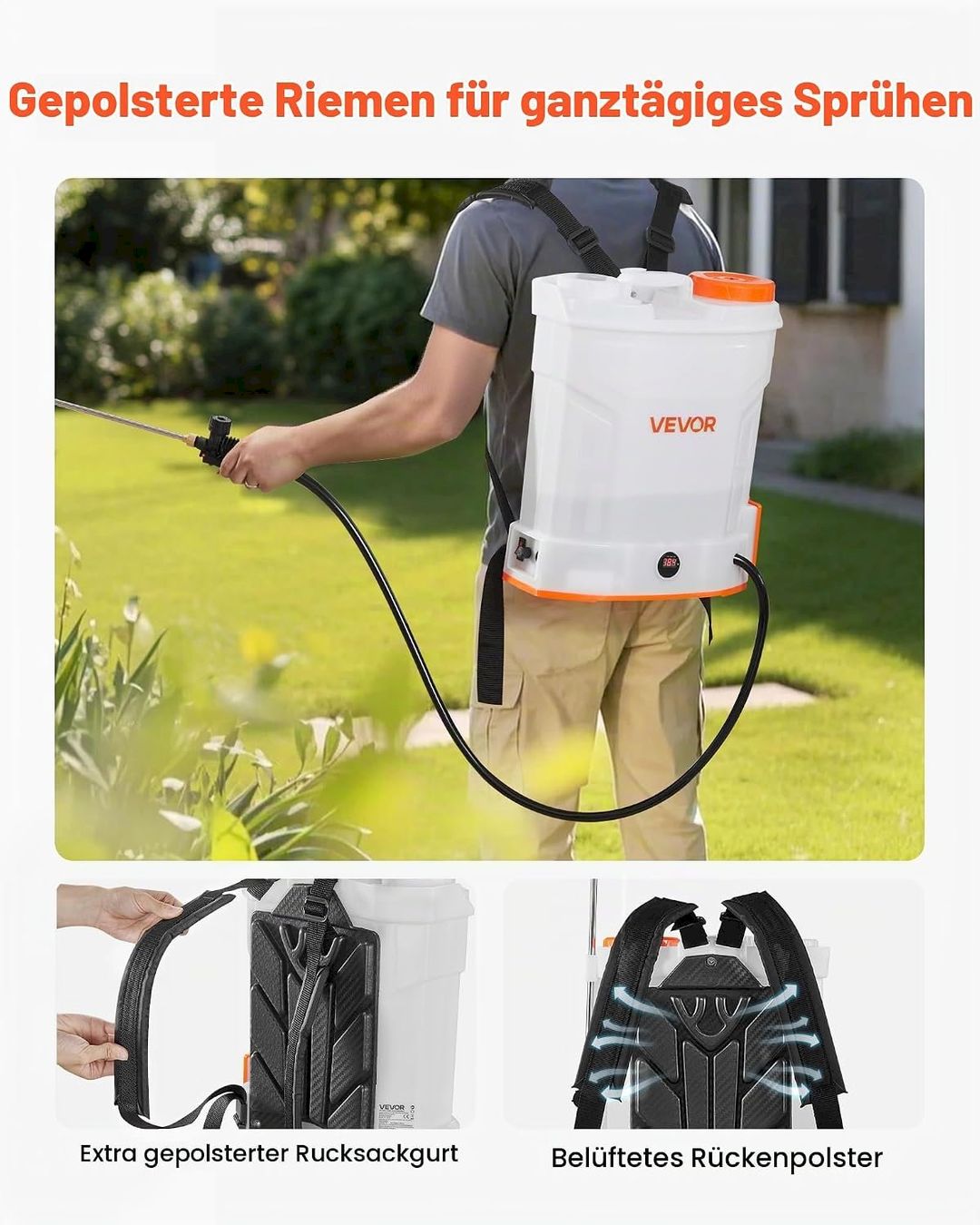 Tecnologia medica: VEVOR Akku-Sprühgerät 12 L – Nuovo e nell'imballaggio originale da Bottighofen venduto da zaap 6