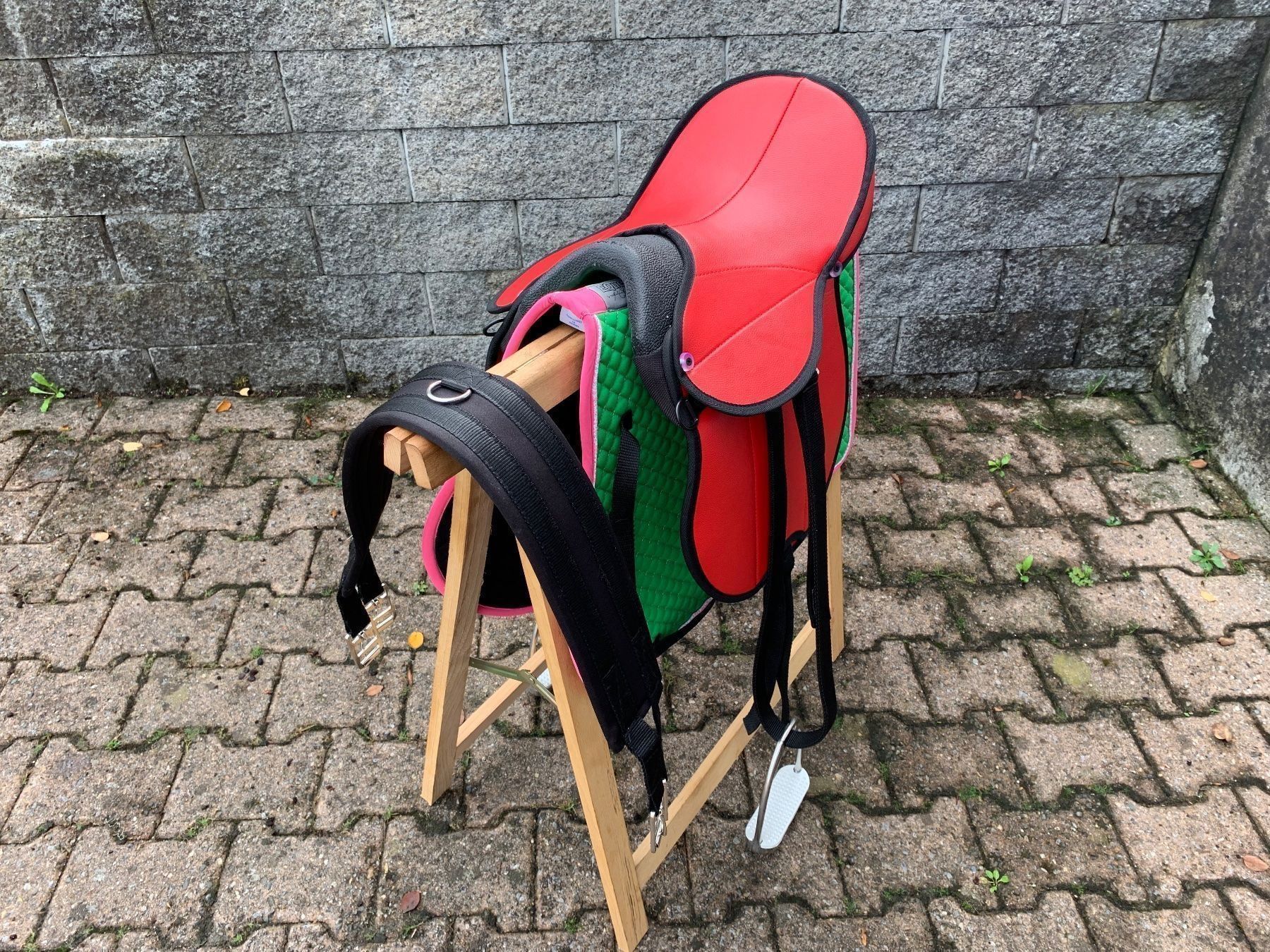 Selle & Accessori: schönes rotes Ponysätteli – Usato da Feldbach venduto da Fea1 6