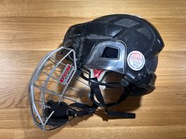 Eishockeyhelm CCM FL80 mit Gitter schwarz Grösse M gebraucht