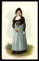 AK Simmenthal / Bern, Frau in Tracht