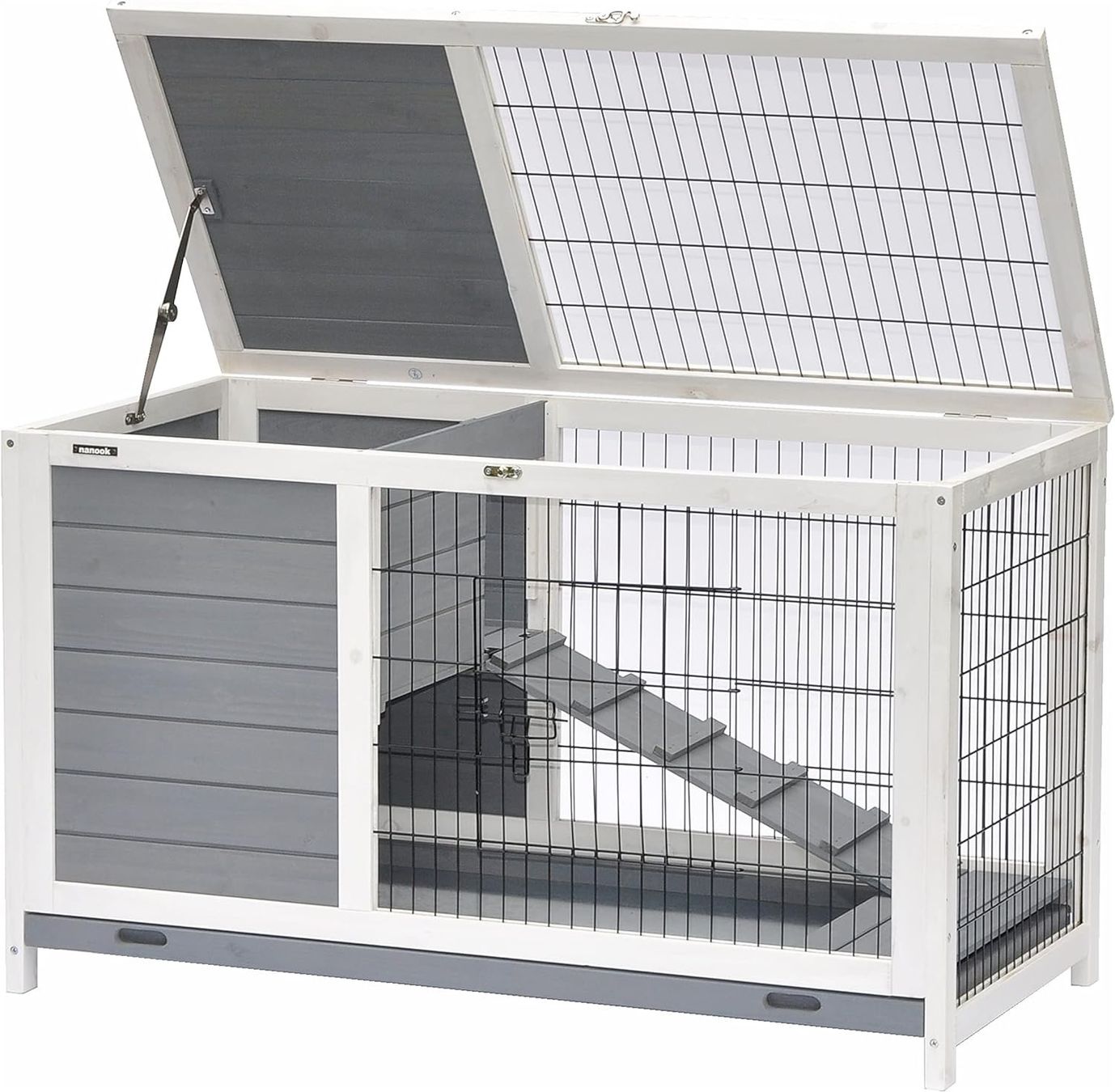 Cages, transport & sécurité: Kleintierstall Easy grau / weiß – Neuf avec emballage d'origine à Bottighofen par zaap