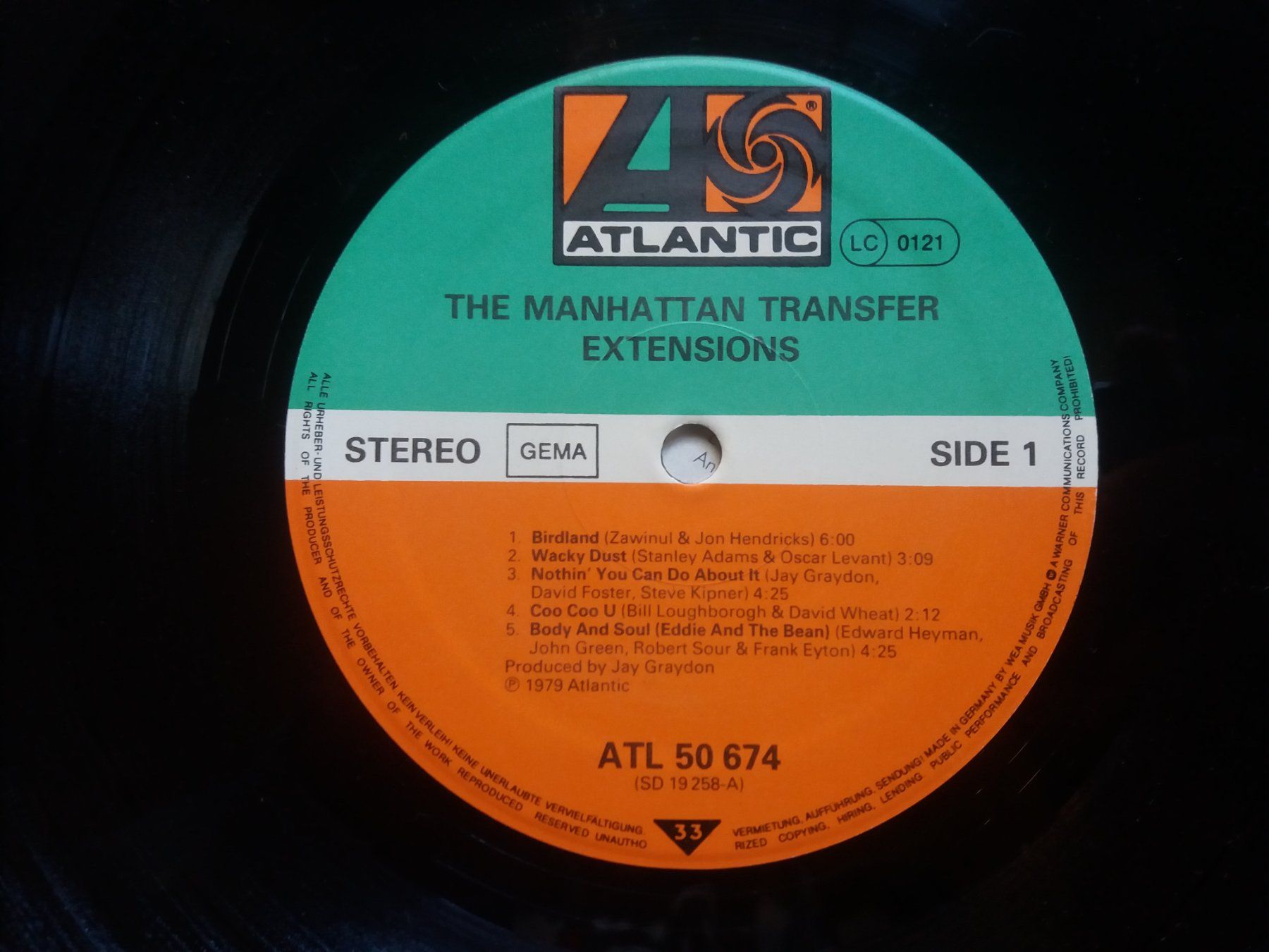 Vinyles: LP (The Manhattan Transfer) Extensions – D'occasion à Meyrin par toutatis 4