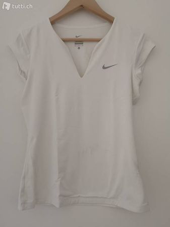 Nike T-Shirt Gr. M, weiss