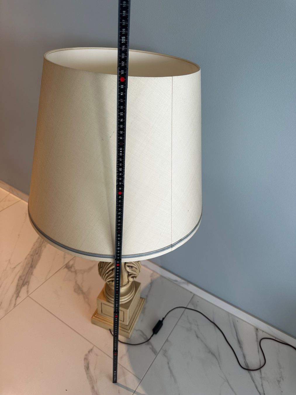 Lampade: 2xStehlampe beige Standleuchte mit Schirm – Usato da Oberlunkhofen venduto da car_5r8v 2