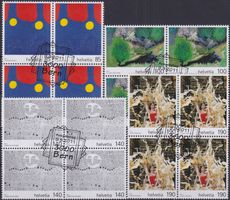 2011, Nr.1406-1409 (Handicap) 4er-Blöcke +Ersttags-Stempel
