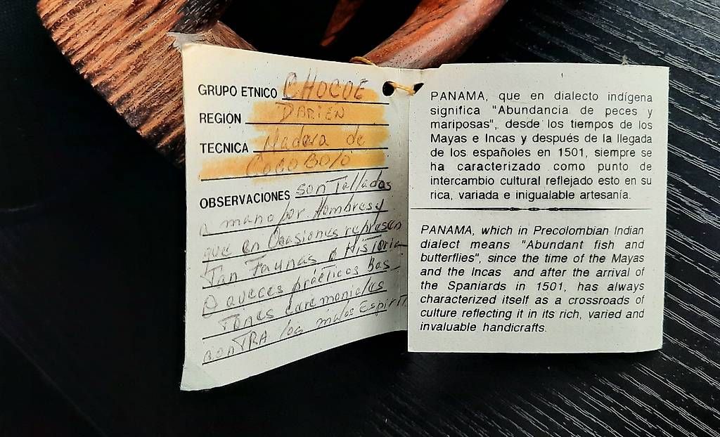 Xilografie: Tukan Holzschnitzerei aus Panama – Usato da Zürich venduto da mar_fw69 1