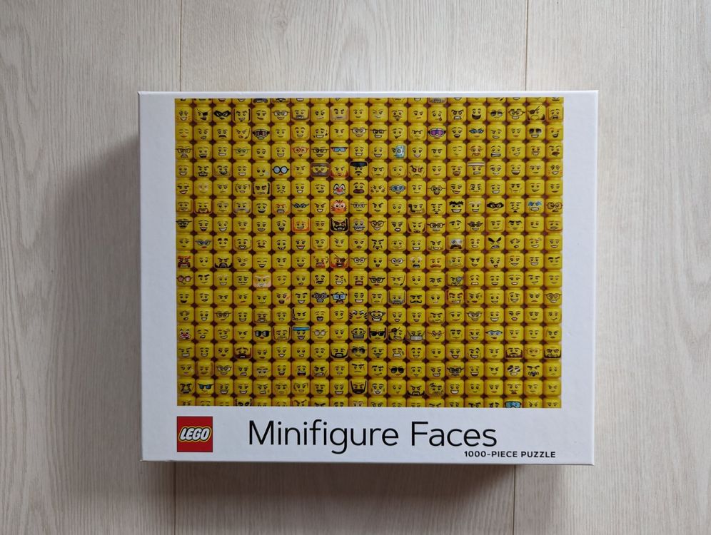 Lego minifigures faces puzzle