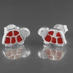 Orecchini pendenti & Orecchini a lobo: Schildkröte Kinderohrstecker 925 Silber – Nuovo e nell'imballaggio originale da Wetzikon ZH venduto da shoo-shoos