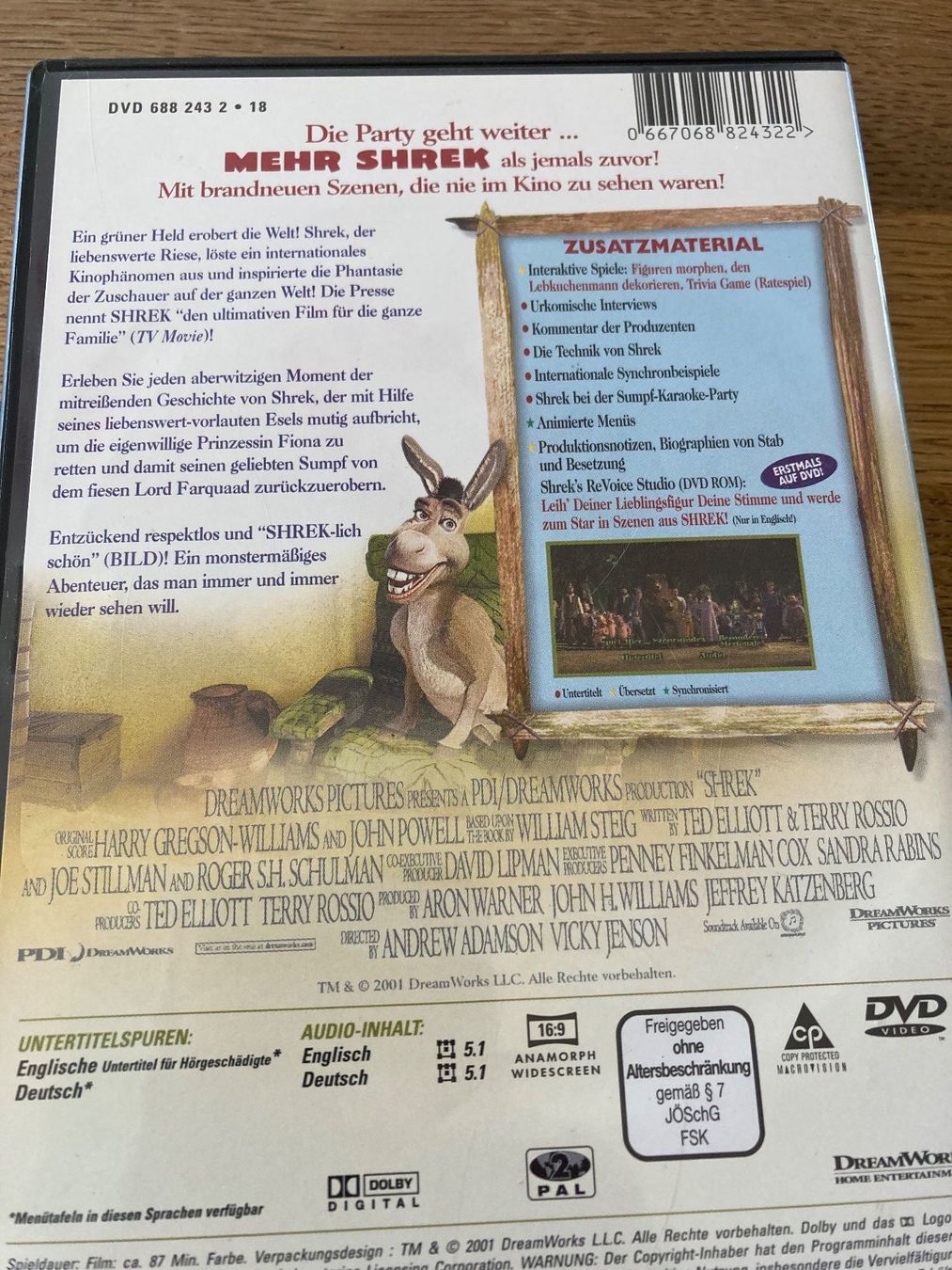 Alle DVDs: DVD Shrek 1 - 3 – Gebraucht aus Waltenschwil von MeKo8 1