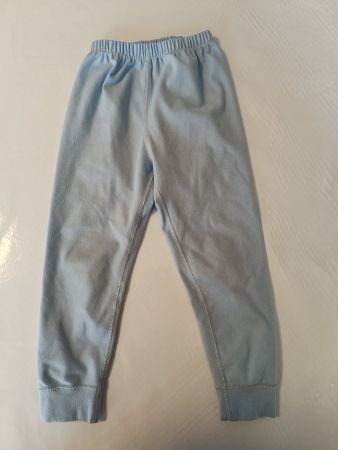 Kinder Pyjama Hose Gr 86, Hellblau Herbst