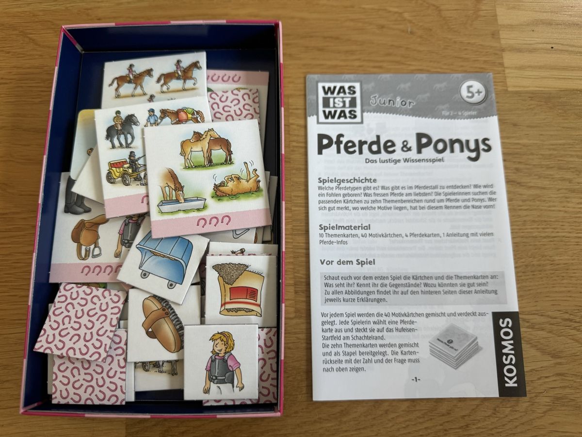 Kosmos Spiele: Was ist was Junior - Pferde & Ponys – Neu (gemäss Beschreibung) aus Bern von cpiller01 1
