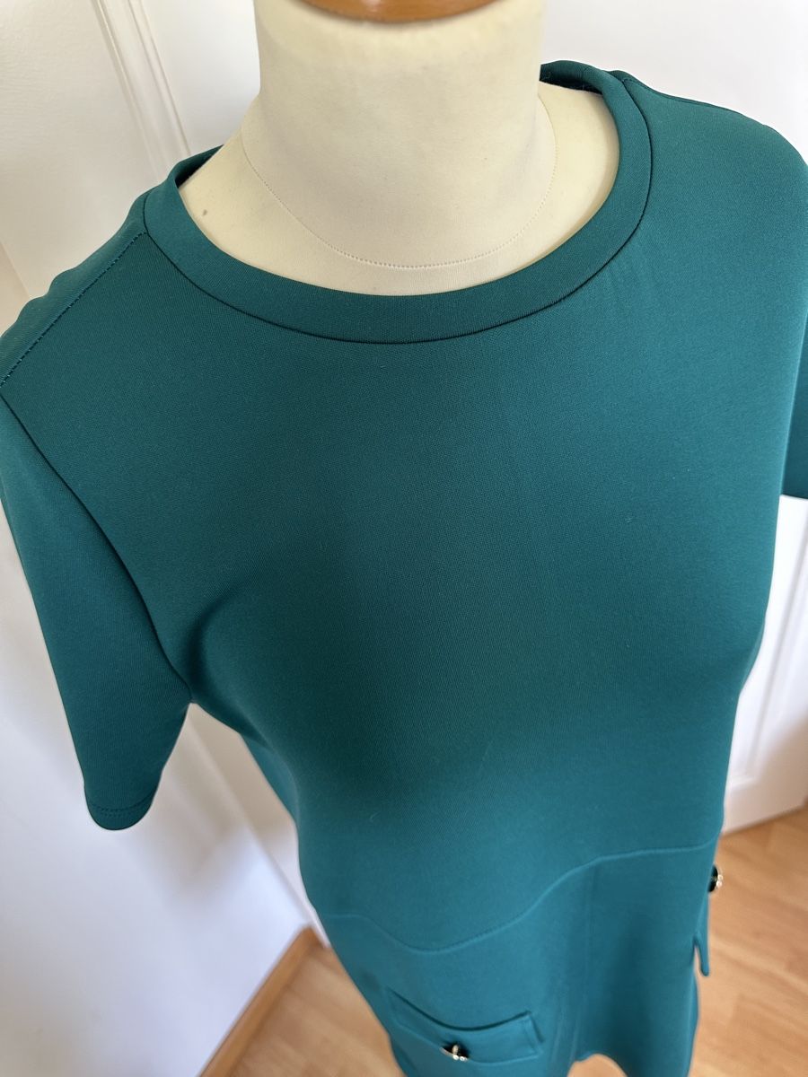 Promod Kleider: Robe PROMOD bleu canard – Gebraucht aus Dully von Gaby_bkz2