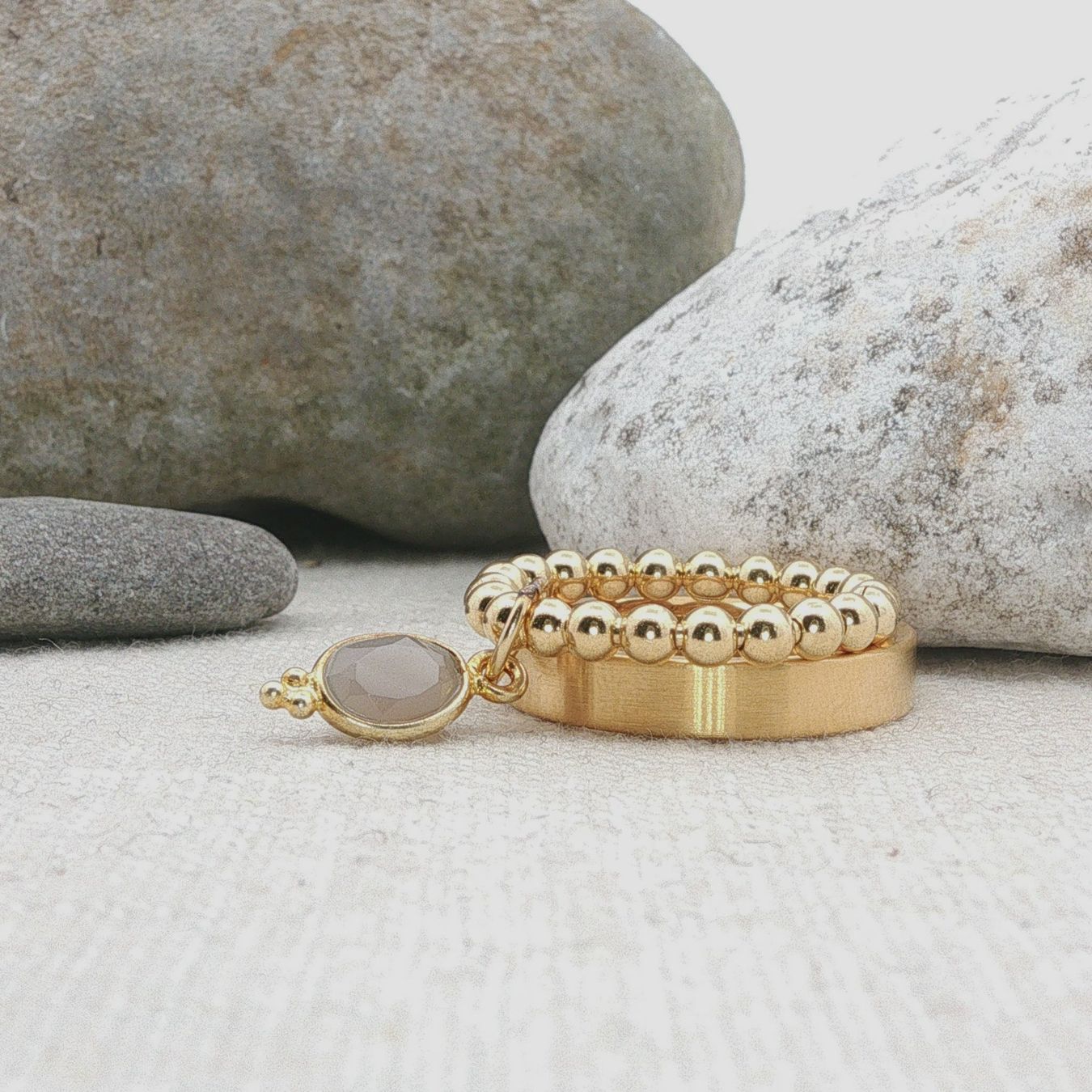 Olga Ribler Anelli: Ring SET Edelstahl & Silber Grösse 52 – Nuovo (secondo la descrizione) da Luzern venduto da Schmuckoutlet 7