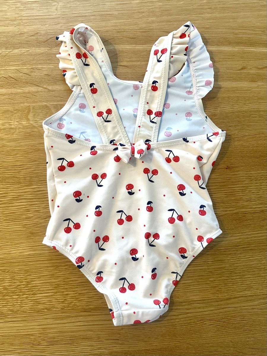 Costumi da bagno: Süsses Baby Badekleid Kirschen – Nuovo (secondo la descrizione) da Felsberg venduto da Parjs 1