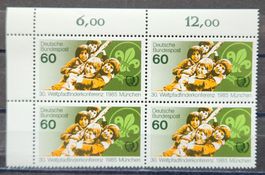 Deutschland-Mi 1254 ** Viererblock (42)