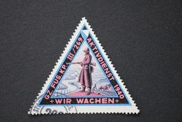 GZ. FUS. KP. III/269 AKTIVDIENST 1940 WIR WACHEN  gestempelt