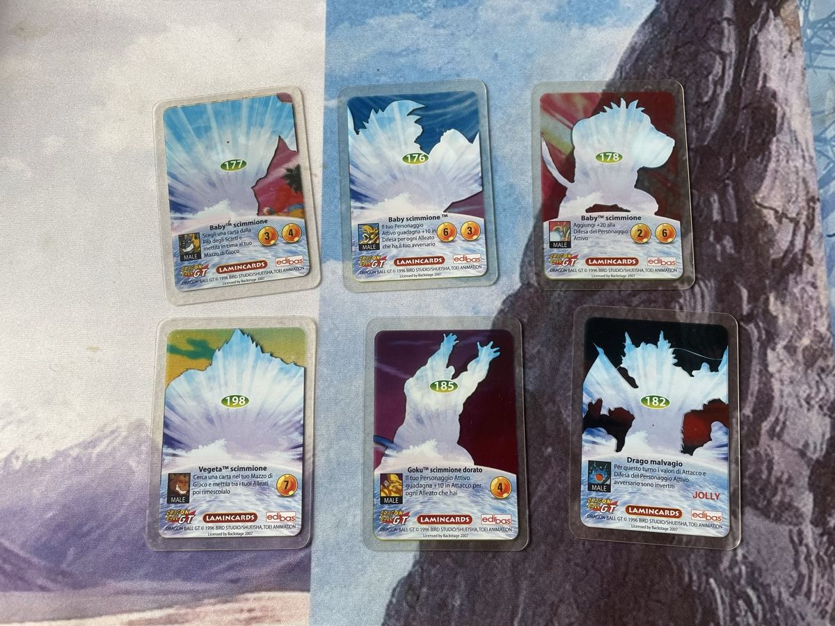 Cartoline: Dragon Ball GT - Carte Lamincards – Usato da S. Pietro venduto da fil_yhb9 1