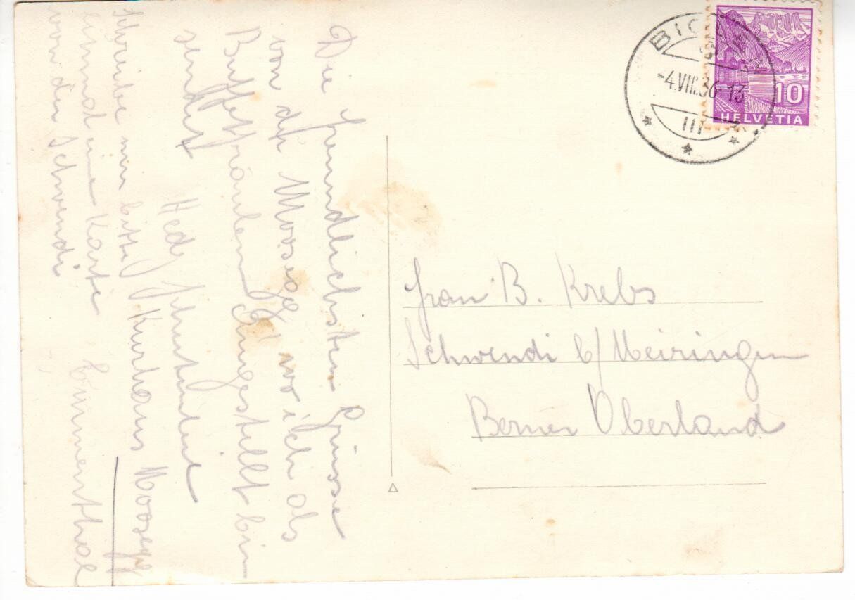 Ansichtskarten: Kurhaus Moosegg i/E  1936 – Gebraucht aus Wolhusen von Curver9 1