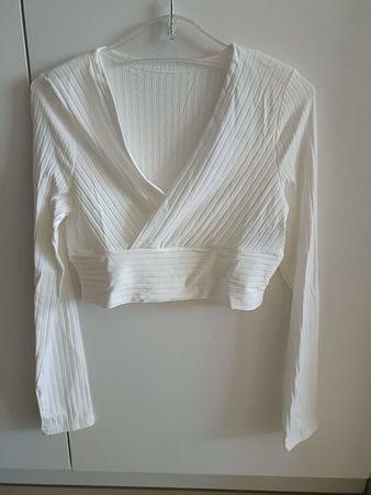 Langarm Crop Top - Grösse M