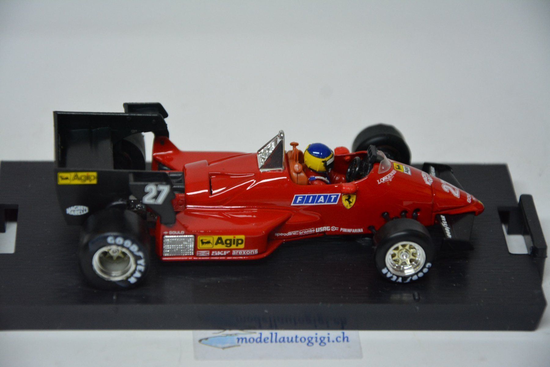 Ferrari Modellini d'auto: Ferrari 126 C4 , G.P. Belgio 1984 , 1:43 – Nuovo e nell'imballaggio originale da Goldach venduto da Feivel9 5