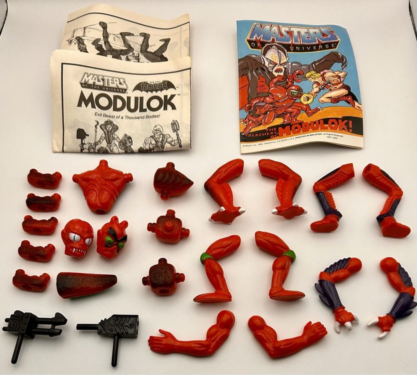 MOTU Vintage Modulok 100% komplett mit Comic & Anleitung | Acheter sur ...