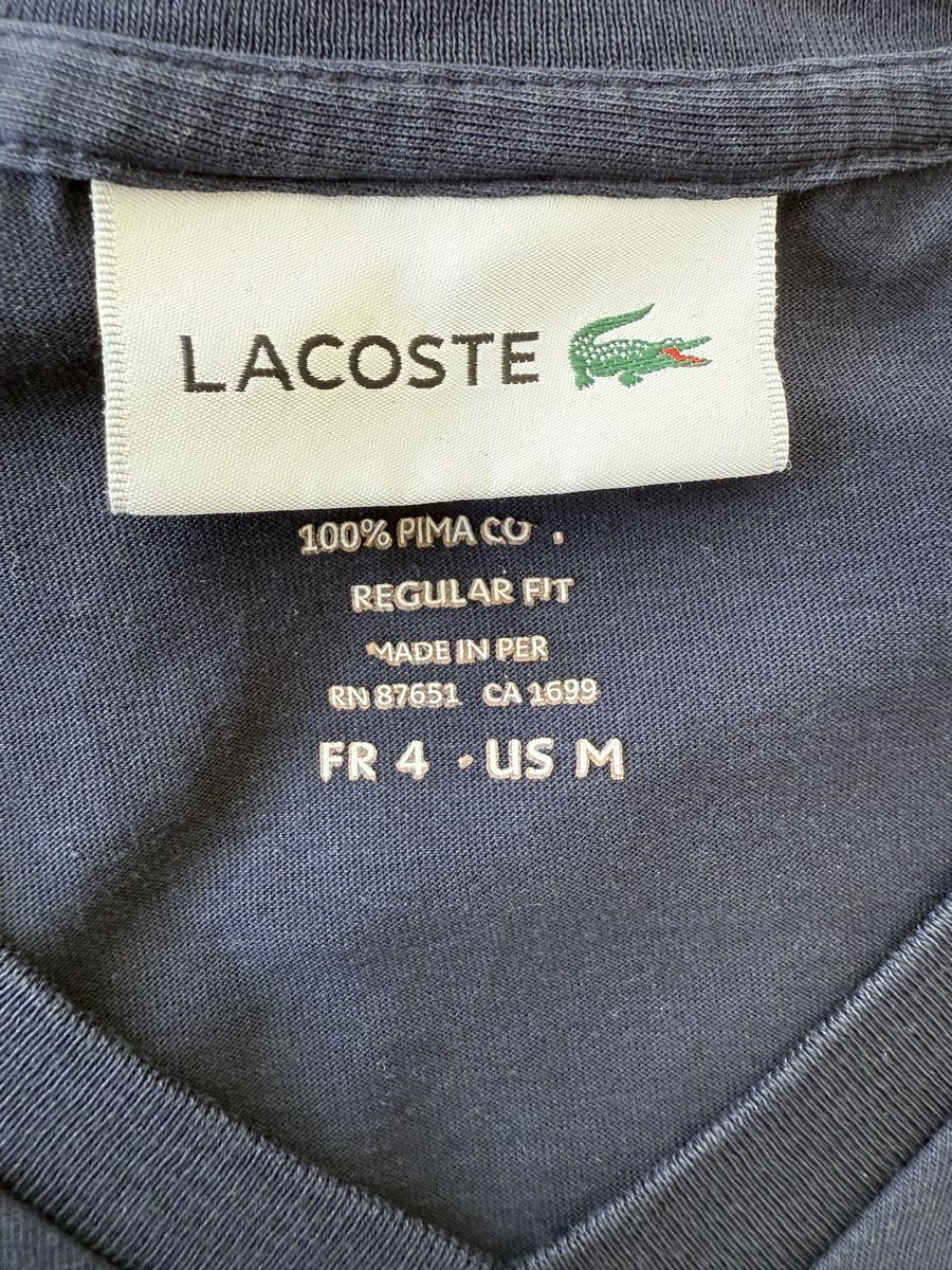 Lacoste T-shirt: Lacoste bluette taglia M – Usato da Moutier venduto da chicboutique 1