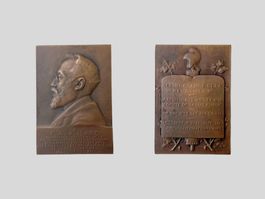 AB 1.- Plakette Französische Revolution Bronze