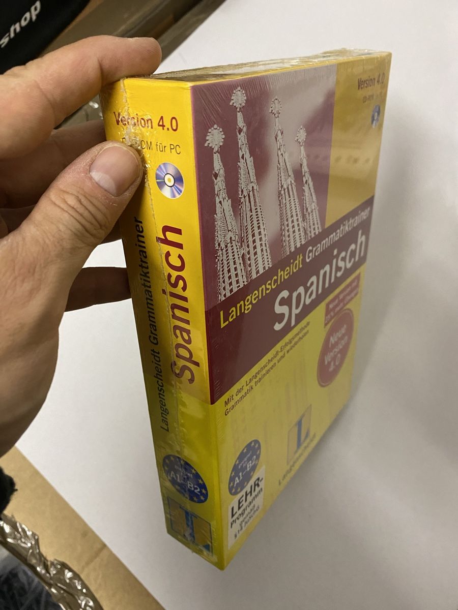 CD & DVD-Rohlinge: Langenscheidt Spanisch Grammatiktrainer V4.0, A1-B2 Top! – Neu und originalverpackt aus Basel von spider-loc 1