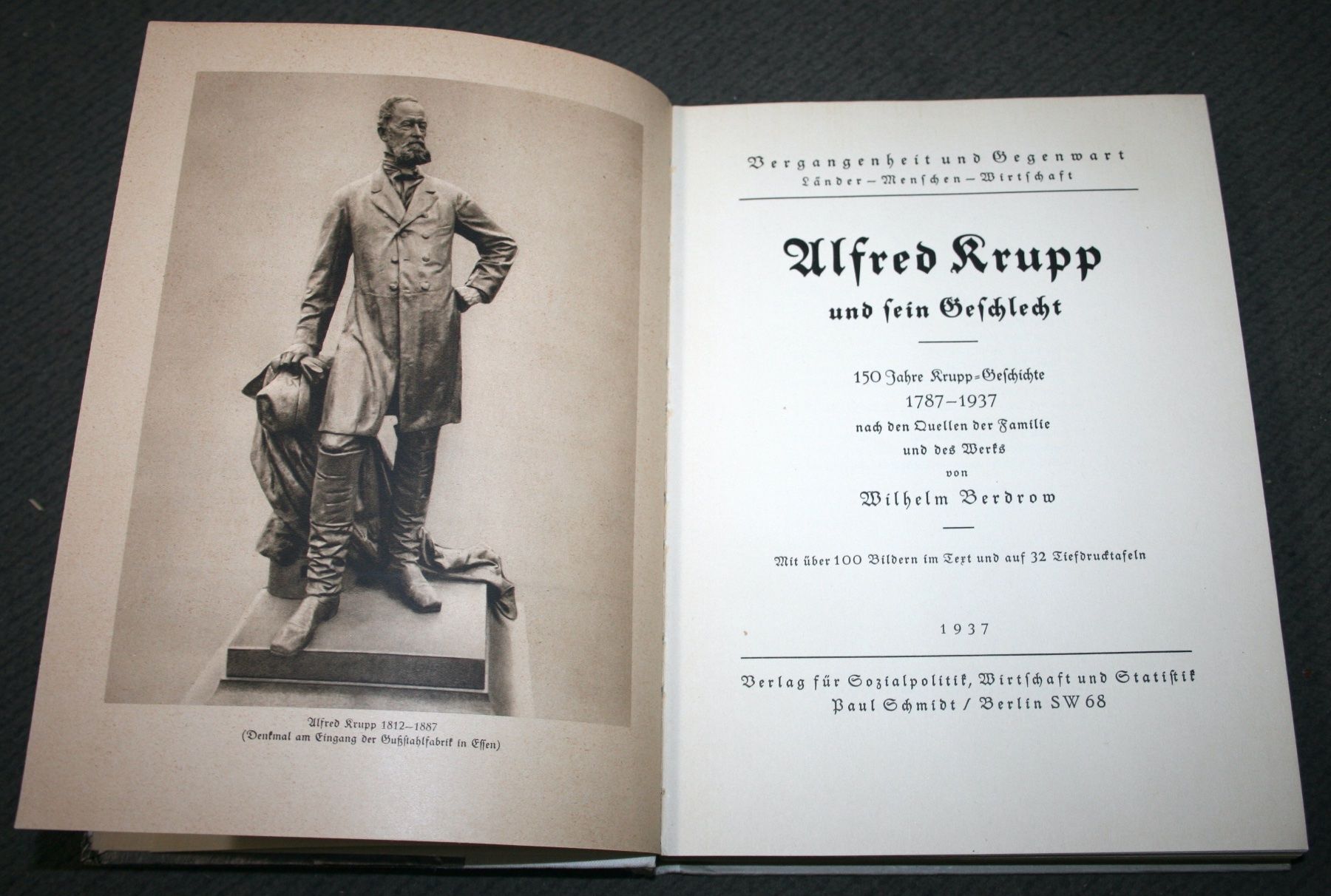 Libri: W. Berdrow: Alfred Krupp und sein Geschlecht, 1937 – Usato da Schaffhausen venduto da Kartenprofi 1