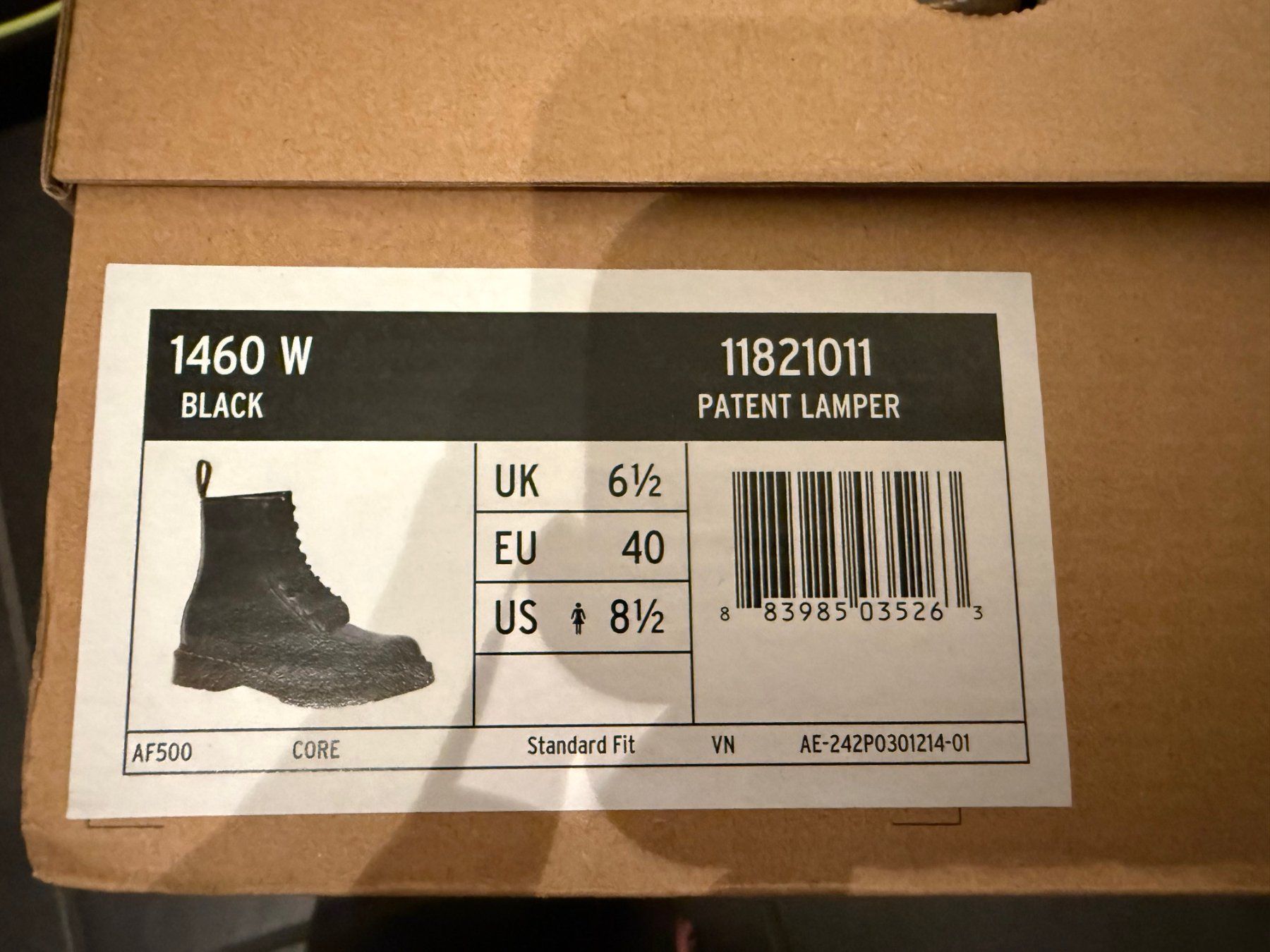 Dr. Martens Damenschuhe: Dr. Martens Lack-Lederstiefel, Grösse 40, neu – Neu (gemäss Beschreibung) aus Wittinsburg von redrose296 3