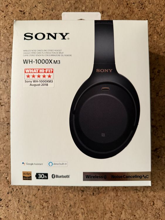 Sony Kopfhörer: Sony WH-1000XM3 Noise Cancelling Kopfhörer (unbenutzt) – Neu und originalverpackt aus Zürich von Babelle1 4